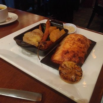 Seasons 52 - Cedar plank salmon. - Wine Bars Near Me - Cherry Hill, New Jersey