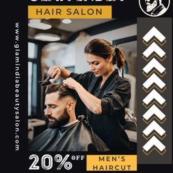 Glam India Threading & Salon - Men's Haircut Offer