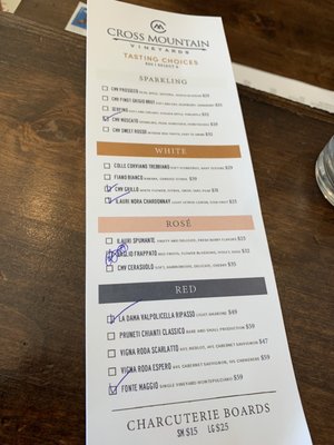 Menu photo 5 Cross Mountain Vineyards Fredericksburg, TX Menu photo 5 Cross Mountain Vineyards Fredericksburg, TX
