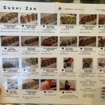 Sushi Zen - Pic menu - Sushi Bars Near Me - Beaverton, Oregon