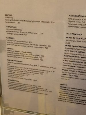 Menu photo 3 RAIZ Porto, 13