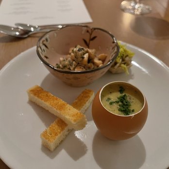 Knife Pleat - Amuse Bouche - French Near Me - Costa Mesa, California Knife Pleat - Amuse Bouche - French Near Me - Costa Mesa, California