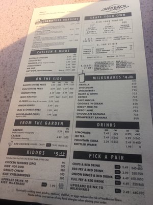 Menu photo 1 Wayback Burgers Little Ferry, NJ Menu photo 1 Wayback Burgers Little Ferry, NJ