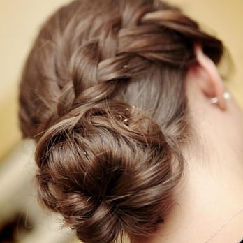 Truly Happy Beauty - 11.5.11 Wedding - Maid of Honor's amazing updo. Held through dancing the night away to 90's tunes - Makeup Artists Near Me - New York, New York