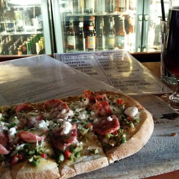 ChurchKey - Spicy muffaletta flatbread, Andechser dopplebock dunkel. - New American Near Me - Washington, DC, District of Columbia ChurchKey - Spicy muffaletta flatbread, Andechser dopplebock dunkel. - New American Near Me - Washington, DC, District of Columbia