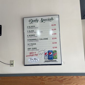 Five Bros Pizza - Daily specials - Pizza Near Me - Raleigh, North Carolina