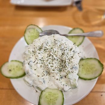 Ayintap Mediterranean Grill - Cucumber yogurt - Turkish Near Me - Houston, Texas