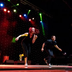 Tap Dance Detroit - Owner Denise Caston-Clark and partner performing at Royal Oak Music Theatre