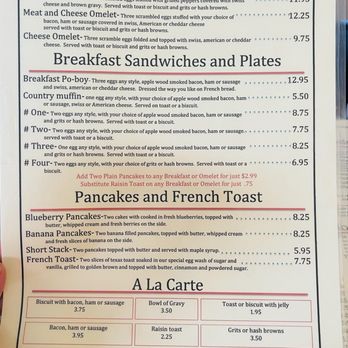 Country Kitchen - New menu as of 10/01/24 (or maybe a week before). - Buffets Near Me - Mandeville, Louisiana Country Kitchen - New menu as of 10/01/24 (or maybe a week before). - Buffets Near Me - Mandeville, Louisiana