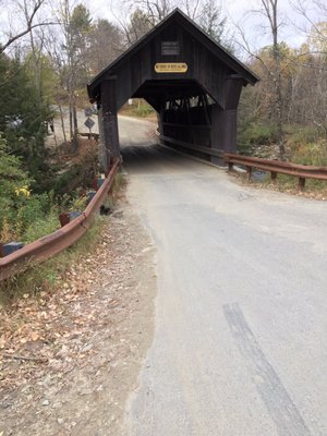 Historic Gold Brook Covered Bridge by null