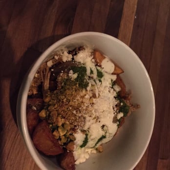 Centro Bar & Kitchen - Fingerlings with lamb, pistachio, cheese. - Tapas/Small Plates Near Me - Reno, Nevada