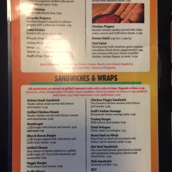 Duff's Famous Wings - Choices beside wings - American Near Me - Amherst, New York Duff's Famous Wings - Choices beside wings - American Near Me - Amherst, New York