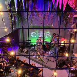 Band from the balcony