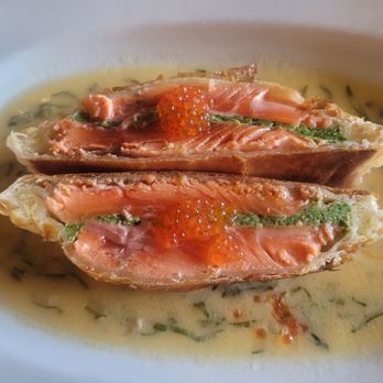 Le Bouchon - Fjord trout en croute - French Near Me - Chicago, Illinois Le Bouchon - Fjord trout en croute - French Near Me - Chicago, Illinois