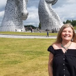 I'm standing in from of the largest sculpture in the world.  The Kelties