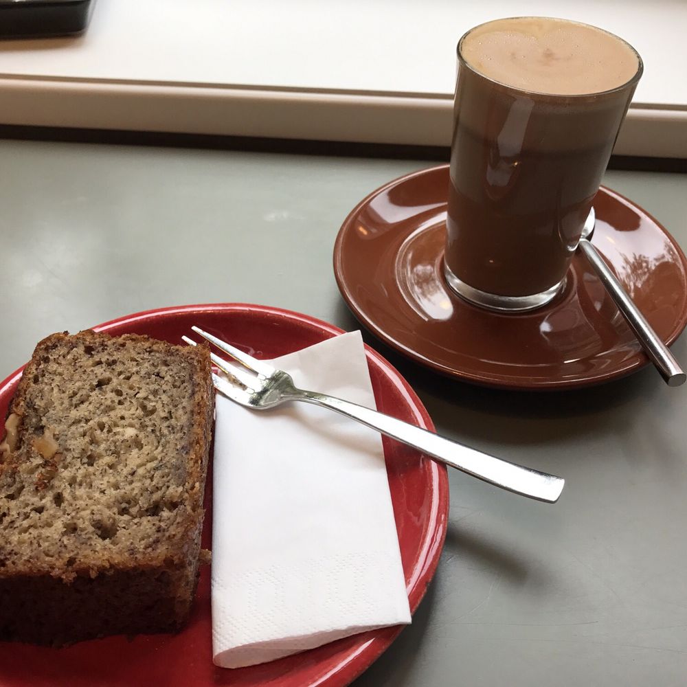Bell & Beans - Vegan banana bread and soy mocha - Cafes Near Me - Lüneburg, NI Bell & Beans - Vegan banana bread and soy mocha - Cafes Near Me - Lüneburg, NI