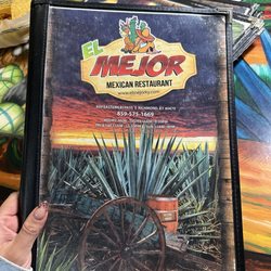 El Mejor - Menu front