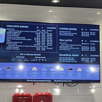 Gong Cha - Bubble Tea Near Me - Providence, Rhode Island