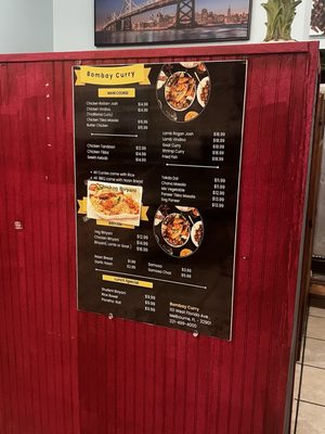 Menu photo 1 Bombay Curry Melbourne, FL