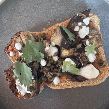 Rowan Coffee - Eggplant toast - Coffee & Tea Near Me - Asheville, North Carolina