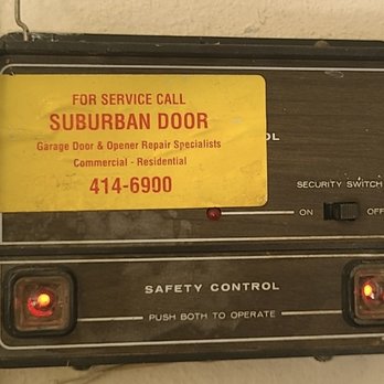 Suburban Garage Door - Loyal customers are great! This sticker is over 30 years old! - Garage Door Services Near Me - Allen, Texas Suburban Garage Door - Loyal customers are great! This sticker is over 30 years old! - Garage Door Services Near Me - Allen, Texas