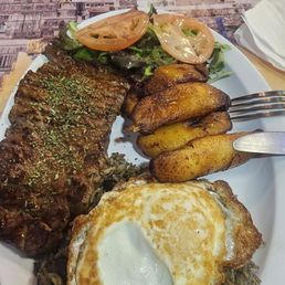 #8 sub yuca fries with maduros #8 sub yuca fries with maduros
