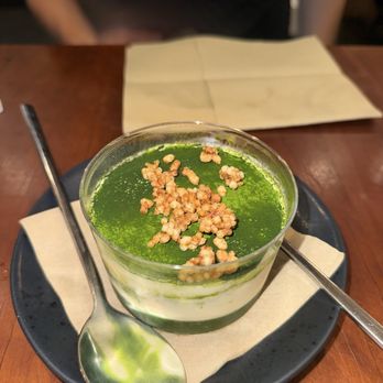Raku - Green Tea Tiramisu - Japanese Near Me - New York, New York Raku - Green Tea Tiramisu - Japanese Near Me - New York, New York