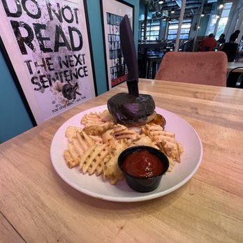 Batter Rebellion - The infamous Black Sheep Burger! Insanely good!!! - Bars Near Me - Redlands, California