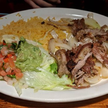 Tacos Mexicanos - Carnitas (shredded pork with grilled onions, rice, lettuce, avocado, pico de gallo, sour cream, salad, and tortillas) - Mexican Near Me - Macedonia, Ohio Tacos Mexicanos - Carnitas (shredded pork with grilled onions, rice, lettuce, avocado, pico de gallo, sour cream, salad, and tortillas) - Mexican Near Me - Macedonia, Ohio