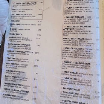 Totoya Sushi - Menu March 2024 - Sushi Bars Near Me - Altamonte Springs, Florida