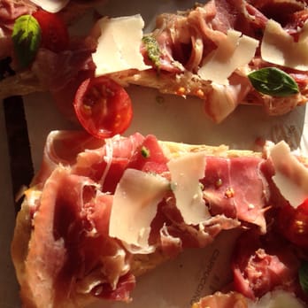 Cappuccino Grand Cafe - Pan de Cristal Con Jamon Di Parma - Coffee & Tea Near Me - Madrid, M