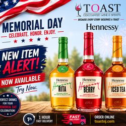 Toast Discounted Wine & Spirit  - Hennessy RITA Cocktail. Celebrate Memorial Day 2026 - Get your drinks delivered in only 1 hour, anywhere in South Jersey