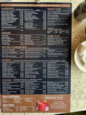 Menu photo 4 Palace Diner Restaurant West Berlin, NJ