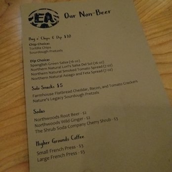 Earthen Ales - Some food stuff - Breweries Near Me - Traverse City, Michigan