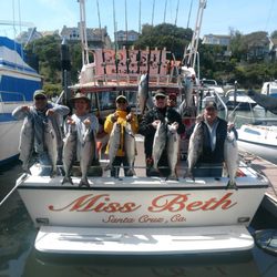 Go Fish Santa Cruz Charters - The salmon on the bite. Yesterday we had limits.