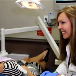 Laguna Niguel Cosmetic Dentistry - Dr Petit enjoying a quick chat before treatment with a patient.