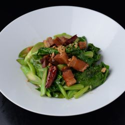 Thai Taim - Chinese Broccoli whit Crispy Pork