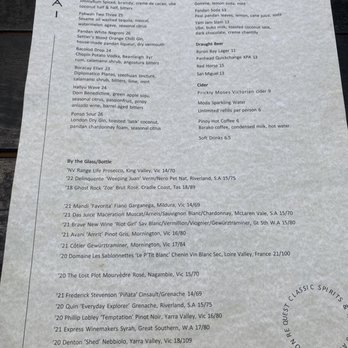 Serai - 06 Dec 2022 Drink menu - Restaurants Near Me - Melbourne, VIC