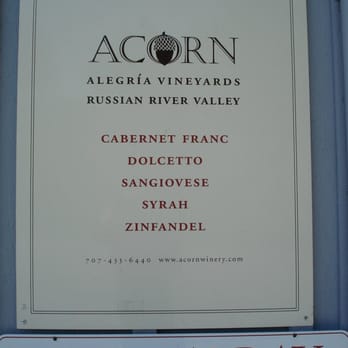 ACORN Winery - Wineries Near Me - Healdsburg, California ACORN Winery - Wineries Near Me - Healdsburg, California
