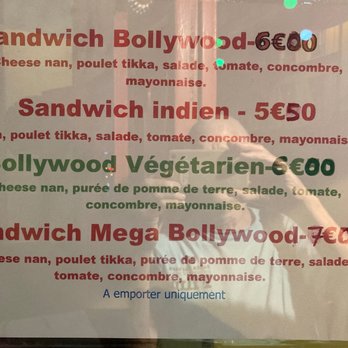 Anika - Menu sandwiches - Indian Near Me - Paris, 75