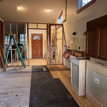 Velgus Granite - Later in the demo process and early installation. - Fireplace Services Near Me - SUMNER, Washington Velgus Granite - Later in the demo process and early installation. - Fireplace Services Near Me - SUMNER, Washington