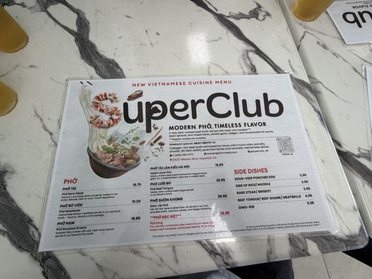 Menu photo 1 SúperClub Hayward, CA
