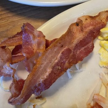 The Rusted Spoon - Bacon looks more cooked in the photo. It was not to my liking. - Breakfast & Brunch Near Me - Ogden, Utah The Rusted Spoon - Bacon looks more cooked in the photo. It was not to my liking. - Breakfast & Brunch Near Me - Ogden, Utah