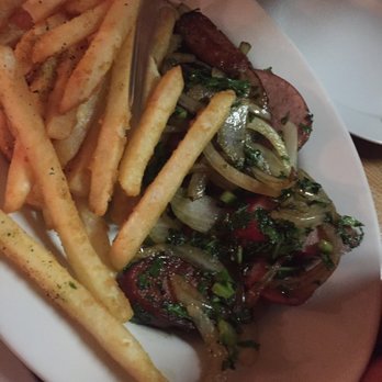 Boteco Brasil - Colabresa Acebolada: cured and seasoned sausages with sautéed onions. Delish - Brazilian Near Me - Vancouver, British Columbia Boteco Brasil - Colabresa Acebolada: cured and seasoned sausages with sautéed onions. Delish - Brazilian Near Me - Vancouver, British Columbia