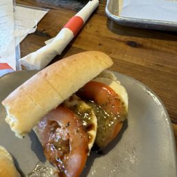 This is the sandwich that 8 was served. I wish I took a picture of the picture they showed. Would never guess it's the same thing.