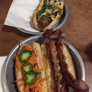 Red Hot - The Hound Dog, TRH Bahn Mi, and the Whole Lotta Rosie - Hot Dogs Near Me - Tacoma, Washington Red Hot - The Hound Dog, TRH Bahn Mi, and the Whole Lotta Rosie - Hot Dogs Near Me - Tacoma, Washington