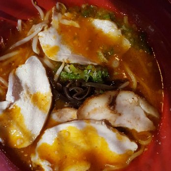 JINYA Ramen Bar - Murray - Spicy tonkotsu Ramen, with extra chicken. - Ramen Near Me - Murray, Utah JINYA Ramen Bar - Murray - Spicy tonkotsu Ramen, with extra chicken. - Ramen Near Me - Murray, Utah