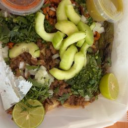 El pastor and Carne Asada