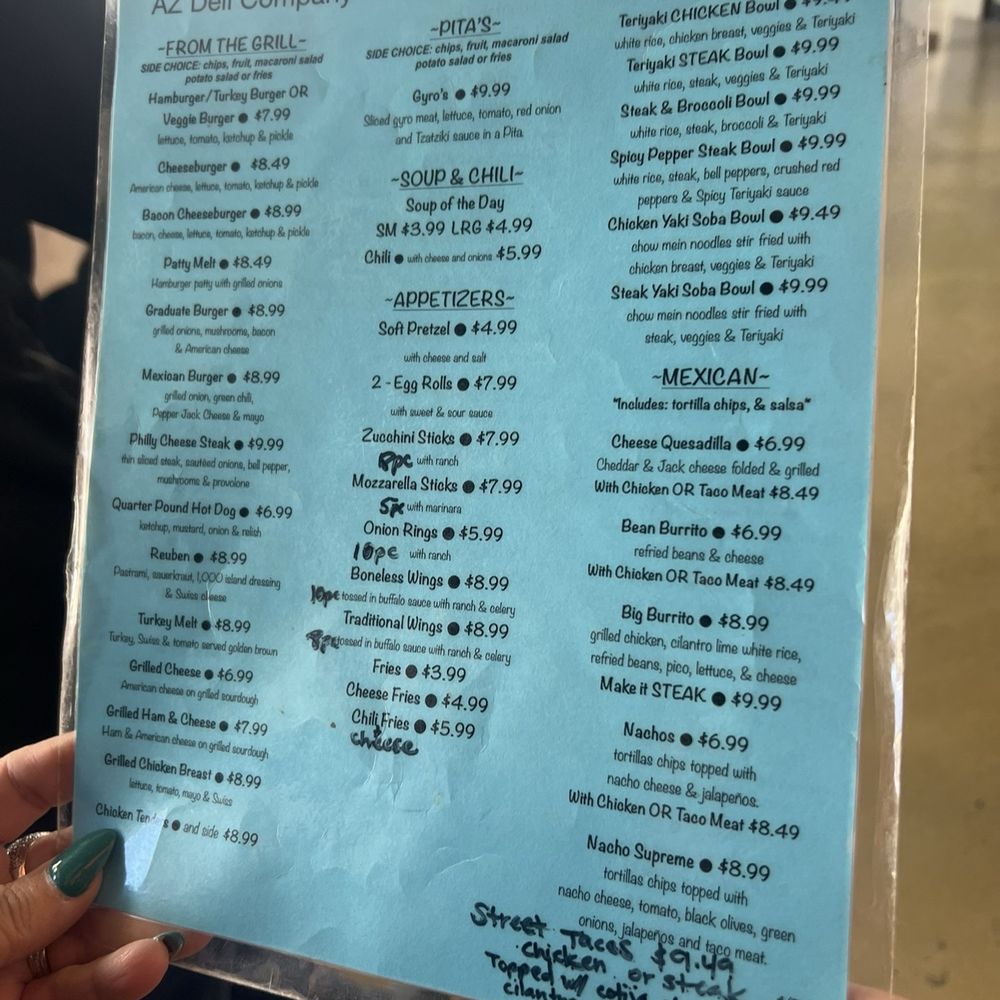 AZ Deli Company - Menu - Delis Near Me - Phoenix, Arizona
