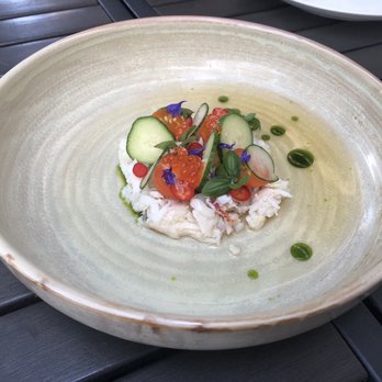 Oddfish - Crab and ikura in consommé $20 - Seafood Near Me - Vancouver, British Columbia